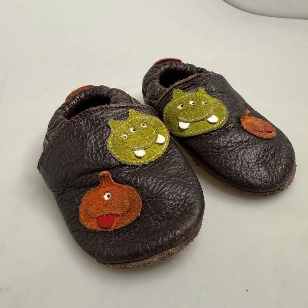 Sho Shoos Leather Toddler Shoes Size 8.5 Brown Alien Design – South Africa